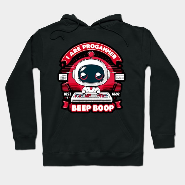 I Are Programmer Beep Boop Hoodie by aswIDN